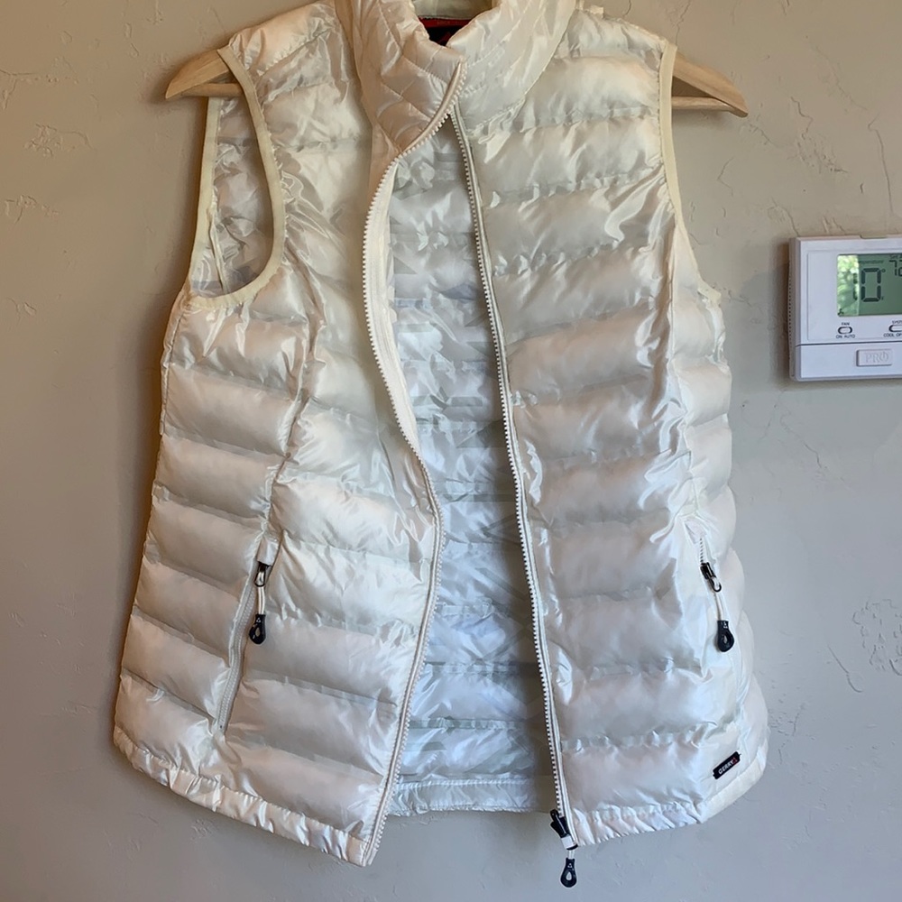 White Puffer Vest